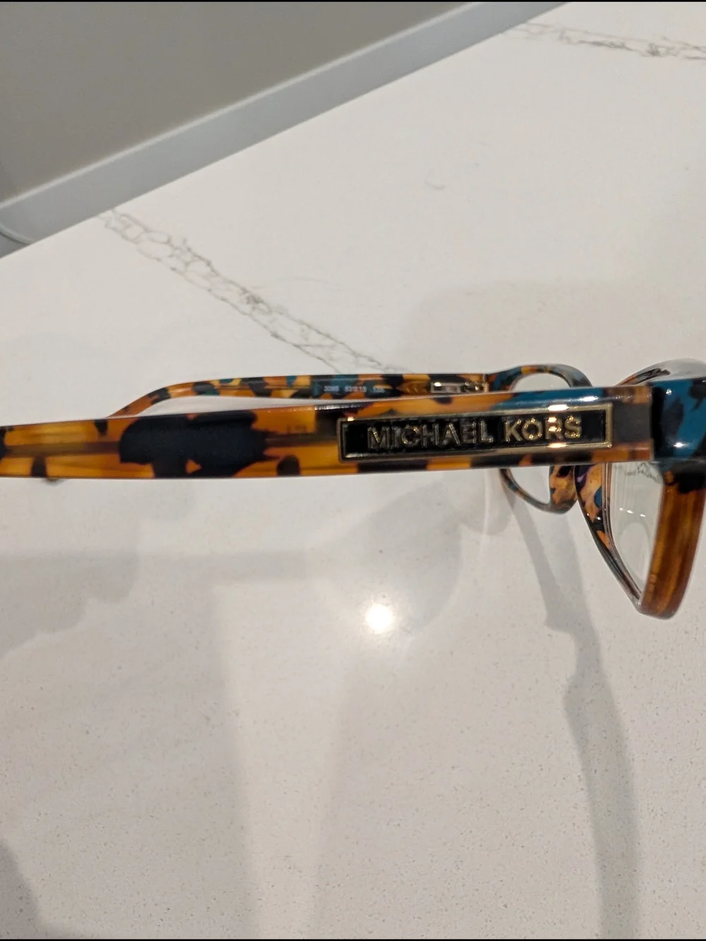 Michael Kors MK4024 Porto Alegre Eyeglasses 3068 Turquoise Tortoise 53-15-135